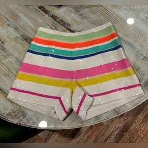 New size 0 Kat Spade Live Colorfully Sequin Shorts